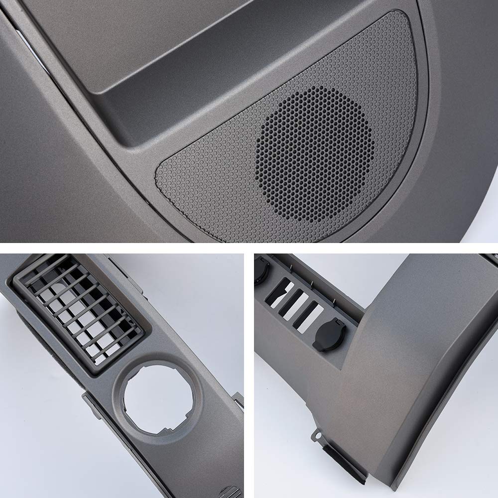 GRAND ORANGE Center Dash Radio AC Bezel w/Speaker Bezel Compatible with 2004-2006 Nissan Titan, Armada SE & LE Gray Radio Player Climate Control Bezel 682577S000 - Image 9