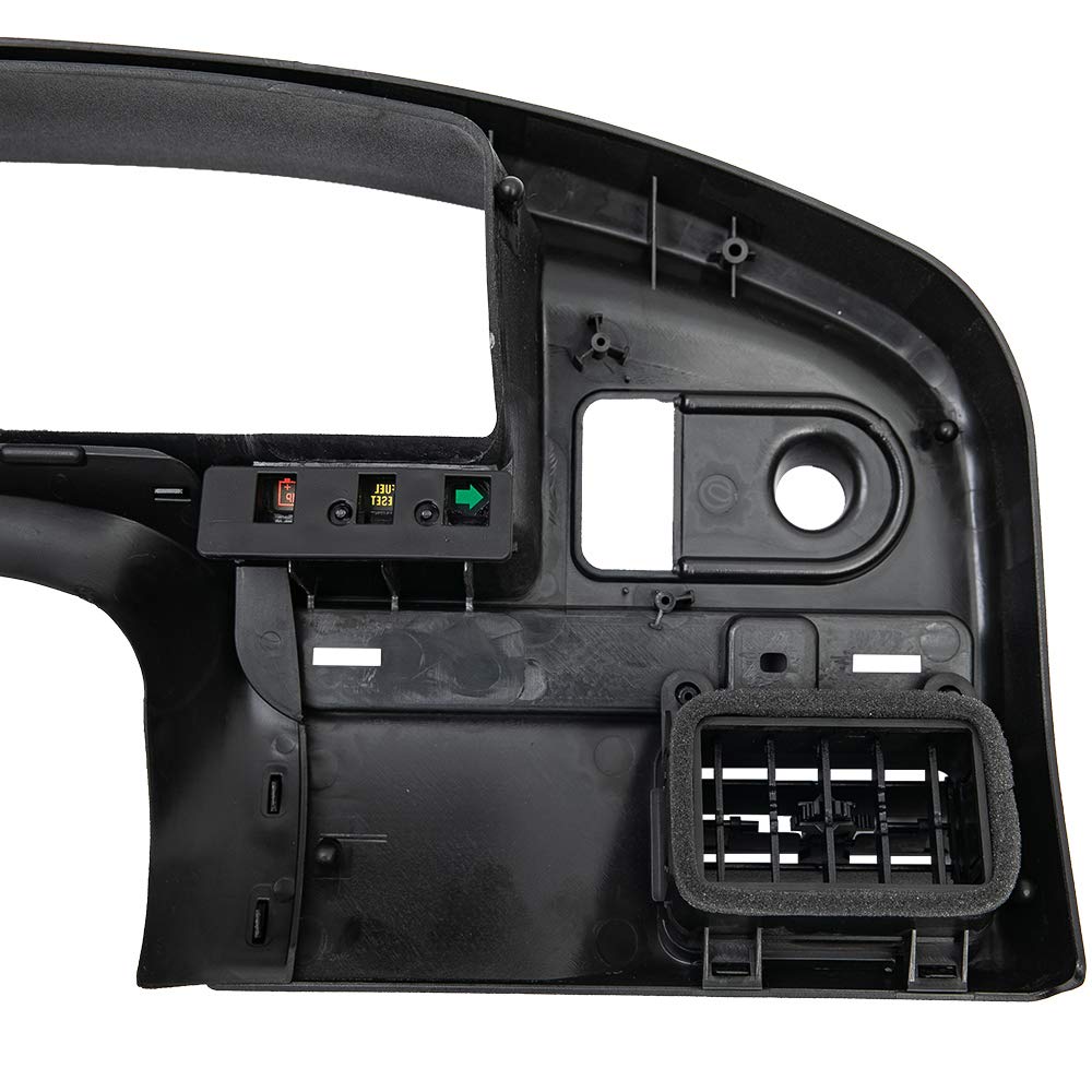 GRAND ORANGE Dashboard Panel Bezel Compatible with 1994-1997 Ford F150 F250 F350 and F Super Duty with Gas Engine ONLY Instrument Cluster Bezel F4TZ15044D70A - Image 3