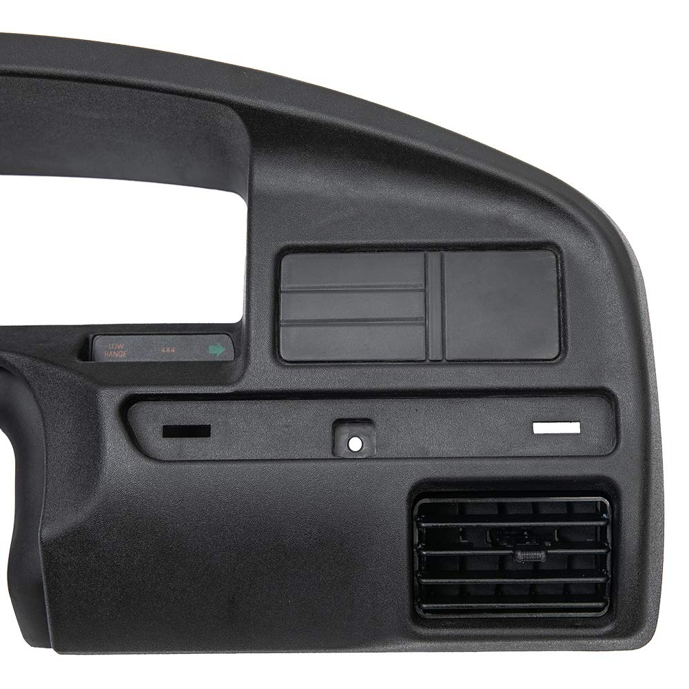 GRAND ORANGE Dashboard Panel Bezel Compatible with 1994-1997 Ford F150 F250 F350 and F Super Duty with Gas Engine ONLY Instrument Cluster Bezel F4TZ15044D70A - Image 4