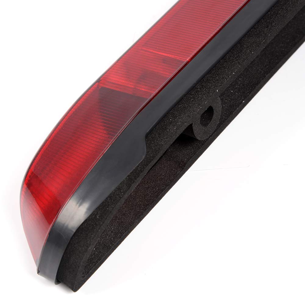 GRAND ORANGE LED 3RD Third Brake Light Compatible with 2001 2002 2003 2004 Nissan Frontier High Mount Stop Parking Lights Red Lens Chrome Housing - Image 8
